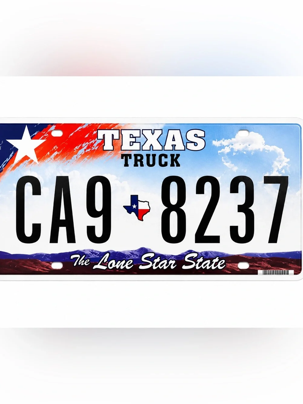 Texas Truck The Lone Star State License Plate
